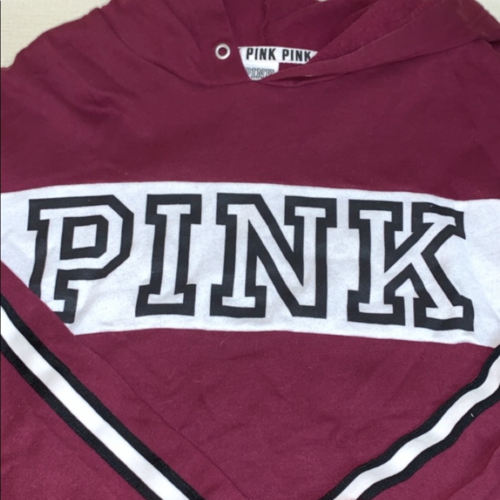 Victoria secret Pink cropped hoodie